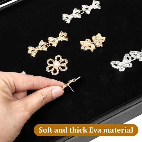 Enamel Pin Display Case Large Enamel Pins Display Frame Dustproof Pin Collection Showcase Storage Organizer Box with Glass 14" X 9" Shadow Box for Military Medals Beach Tags Jewelry Ribbon in Saudi Arabia