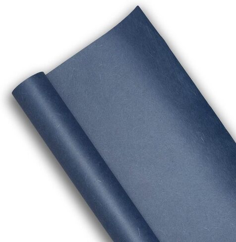 O-Bang JI ، لفة الورق Hanji Colered ، ملمس الألياف الطبيعية Unyong / 45gsm ، 21.3 "× 590" / ورقة التوت التقليدية الكورية (أصفر) in Kuwait