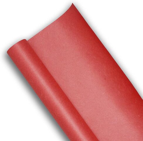 O-Bang Ji, Colered Hanji Paper Roll, Natural Fiber Unyong Texture / 45gsm, 21.3" x 590" / Korean Traditional Mulberry Paper (White) in Kuwait