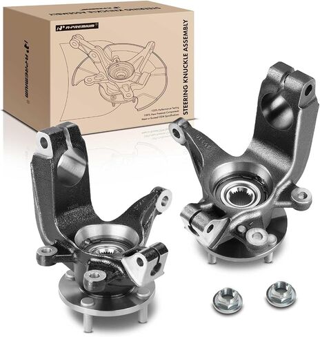 A-Premium Front Steering Knuckle & Wheel Bearing Hub Assembly Compatible with Ford Focus 2006 2007 2008 2009 2010 2011, w/4-Lug, Left Driver Side, Replace # 6S4Z1215B in Saudi Arabia