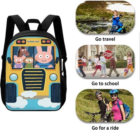 MUMESON Animal Raccoon Print Bracts Schoolbags Lightweight Back to Setclies Bookbags Backpags Backpack Backpack Large 17 Inges Propack Daypack in Saudi Arabia