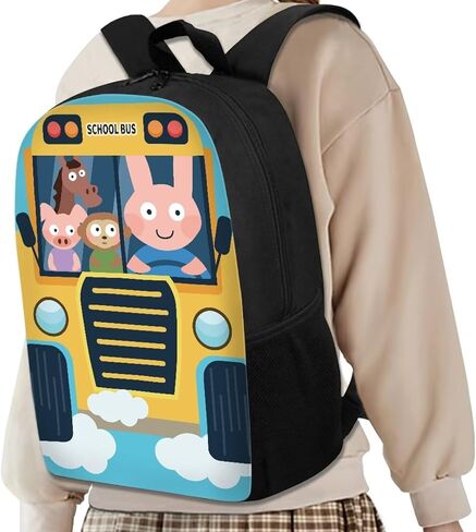 MUMESON Animal Raccoon Print Bracts Schoolbags Lightweight Back to Setclies Bookbags Backpags Backpack Backpack Large 17 Inges Propack Daypack in Saudi Arabia