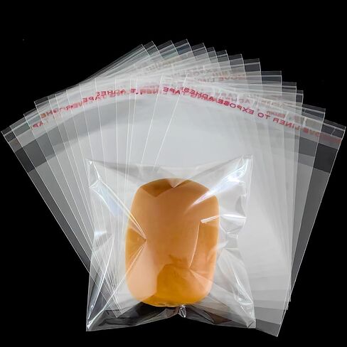أكياس ملفات تعريف الارتباط Soarvita ذاتية الختم ، 100pcs 5 × 5 بوصات واضحة الهدايا التي يمكن إعادة بيعها السيلوفان أكياس للتعبئة التعبئة حلوى تفضل بمفضلاتها وملفات تعريف الارتباط الهدايا - الأغلفة اللاصقة ذاتية in Kuwait