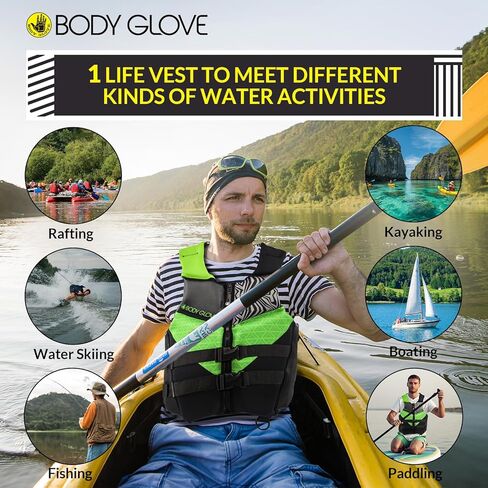 Body Glove Men’s Phantom USCGA Life Jacket PFD in Kuwait