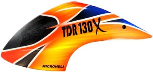 Microheli Airbrush Fiberglass Attack TDR Canopy - Blade 130x in Saudi Arabia