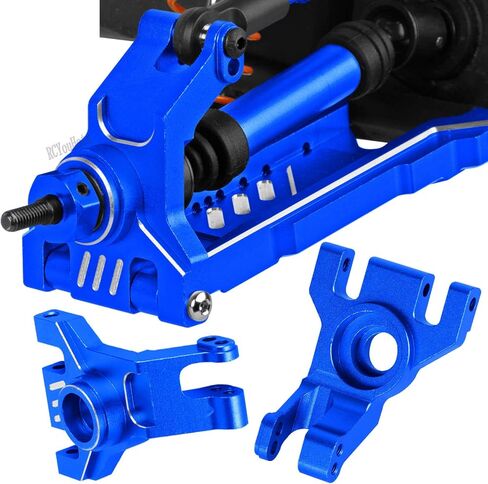 RC Aluminium Upgrades Part Caster Block,Steering Blocks,Stub Axle Carriers,Drive Shaft for 1/10 Slash/Rustler/Stampede/Jat0 4x4 4WD VXL,CVD/Axles/DriveShaft Hops Up,Navy Blue in Kuwait