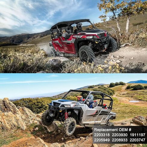 وسادات الفرامل لـ Polaris General 1000 EPS 2016-2020، General 4 1000 EPS 17-20، General 1000 Deluxe EPS 16-19,19-20 Ranger XP 1000/Ranger Crew XP 1000,4 مجموعة وسادات فرامل نحاسية أمامية وخلفية ملبدة in Kuwait