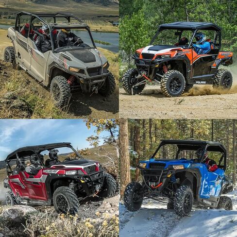 وسادات الفرامل لـ Polaris General 1000 EPS 2016-2020، General 4 1000 EPS 17-20، General 1000 Deluxe EPS 16-19,19-20 Ranger XP 1000/Ranger Crew XP 1000,4 مجموعة وسادات فرامل نحاسية أمامية وخلفية ملبدة in Kuwait