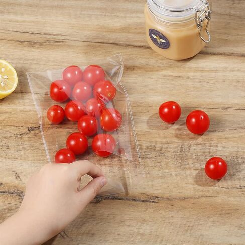 Thick Self Sealing Clear Cellophane Bags Self Adhesive 5x7 Inches Cookie Bags Resealable Cello bags for Packaging Cookies Party Favor 100PCS-3.2Mil in Saudi Arabia