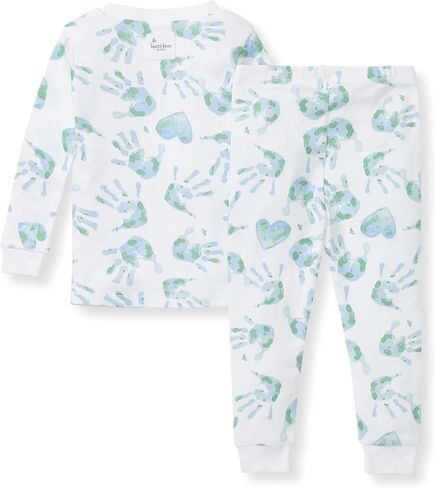 Burt's Bees Baby Baby Boys' Pajamas, Tee and Pant 2-Piece Pj Set, 100% Organic Cotton, Polar Mountain in Kuwait