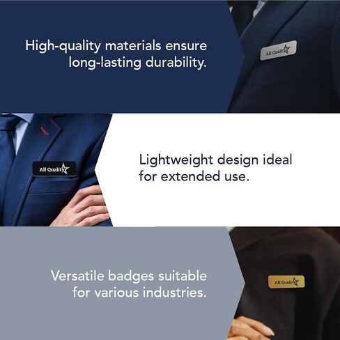 فارغة شارة الاسم مع دعم مغناطيسي - 25 حزمة أسود 1 بوصة × 3 بوصة in Kuwait