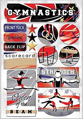 Karen Foster Cardstock Sticker Sheet, The Marching Band in Saudi Arabia