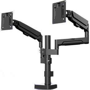Monitor Upper and Lower Dual Screen air Pressure Cantilever Bracket 24/27/32 inch 27GP95R air Pressure Adjustment(Black 30 cm Column) in Kuwait