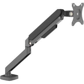 Monitor Desktop Stand Single-arm air Pressure Lift Base Computer Display Stand(White)