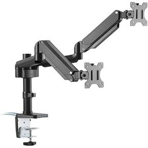 Computer Monitor Desktop Stand air Pressure Lifting Base Rotating Telescopic Computer Display Universal Stand(Black)