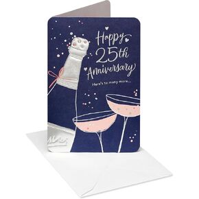 American Greetings 25th Anniversary Card (To Many More)