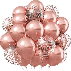Metallic Gold Balloons, 12Inch Chrome Light Gold Balloons 30Pcs Champagne Gold Metallic Party Balloons Golden Helium Latex Balloon for Birthday Baby Bridal shower Boho Wedding Party Decorations