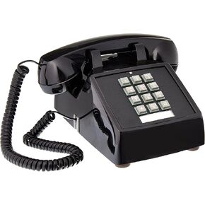 Cortelco Desk Phone, Black (250000-VBA-20M)