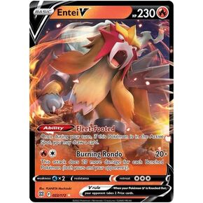 Entei V - 022/172 - Ultra Rare - Sword & Shield: Brilliant Stars