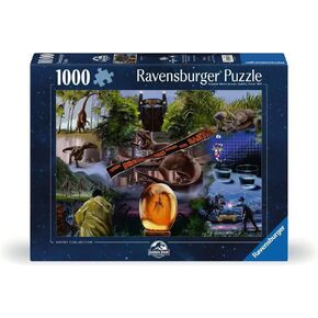Ravensburger Jurassic Park Movie Poster 1000 Piece Jigsaw Puzzle - 12000187 - Handcrafted Tooling, Made in Germany, Every Piece Fits Together Perfectly