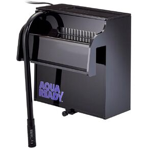 Aquarium Power Filter, Customizeable Media Basket, Refugium Light Window, Ultra Quiet Low Profile Design, Includes Media Basket