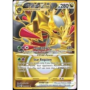 Pokemon - Giratina Vstar 212/196 Lost Origin - Secret Rare Gold Holo Foil