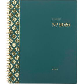 Cambridge 2026 Planner, Weekly & Monthly, 8.5" x 11", Large, WorkStyle Focus, Sunbaked Clay (1606-905-07-26)