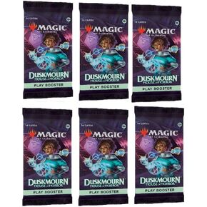 6 Packs MTG Play Booster Pack Lot for MTG Duskmourn House of Horrors