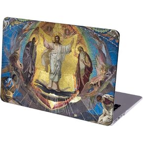 Compatible with MacBook Air 13.6-inch Hard Protective Shell Cace and Keyboard Cover (A2681, M2 chip, 2022 Release) - Christ Jesus Oil Painting