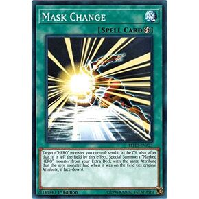 Yu-Gi-Oh! - Mask Change - LEHD-ENA21 - Common - 1st Edition - Legendary Hero Decks - Destiny Hero Deck