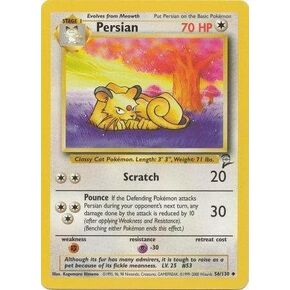 Pokemon - Persian (56) - Base Set 2