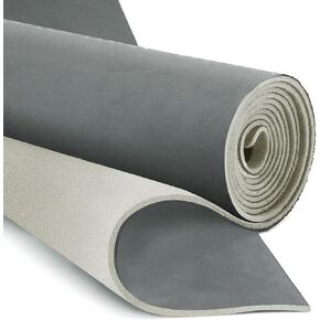 Automotive Suede Headliner Fabric with 3mm Foam Backing Material - Micro-Suede Headliner Flame Retardant Fabric for Home/DIY/Car Replacement/Repair (Grey, 96x60in)