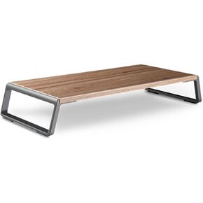 ID-20 Laptop Desktop Monitor Heightening Stand LCD Computer Stand Storage Rack Base(Light Wood)