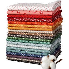 Calico 20 Fat Eighths Bundle by Lori Holt for Riley Blake, 2 1/2 Yards Total