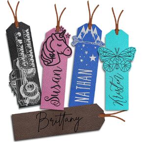 Personalized Kid's Bookmarks, Bookmarks for Kids, Kid's Reading Bookmarks, Reading Bookmarks for Kids, Leather Bookmarks