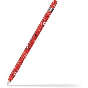 TACKY DESIGN Red Bandana Skin Compatible with Apple Pencil Skin- Vinyl 3m, Seamless Pencil Sticker, Apple Pencil Cover Full wrap (2nd Generation)