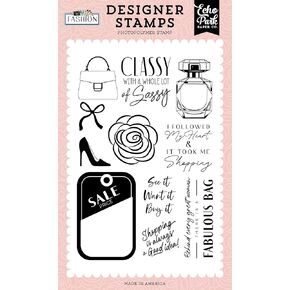 Echo Park Paper Fashion: Whole Lot of Sassy Stamp Set, Various