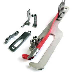 Binder+Bracket+Walking Foot & Needle Plate &Feeder for Pfaff 1245 Binding Sewing (Tape Width: 19mm)