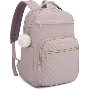 17.3 Laptop Backpack Women, Cute Bookbag for University Middle High School Girls, Fashion Adult Backpack for Work Clinical Teacher, Black