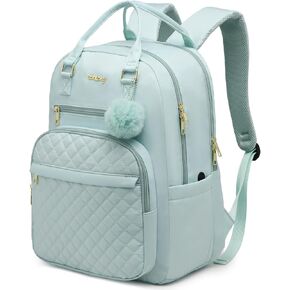Laptop Backpack Women, School Backpack for Teen Girls Middle High School College Students, Teacher Work Bag Nursing Bookbag, Black