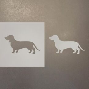 Dachshund Reusable Mylar Stencil - Art Craft Supplies 12 Inch