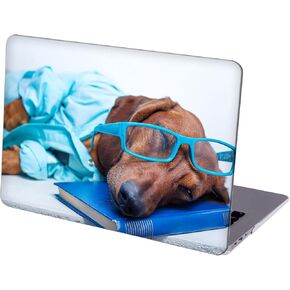 Compatible with MacBook Pro 16-inch Hard Protective Shell Cace and Keyboard Cover (A2141, 2020 2019 Release) - Sleeping Dachshund