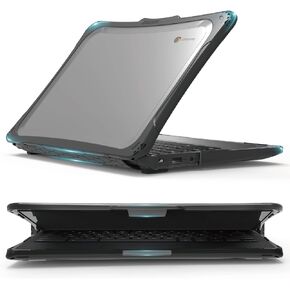 iBenzer Hexpact 360 Case for Lenovo Chromebook 11 inch 100e 100w Gen4, Heavy Duty Snap on Rugged Protective Hard Shell Cover for Education K12 Students, Classrooms, Drop Tested, LNV100E4