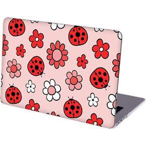 Compatible with MacBook Air 13 inch, Hard Protective Shell with Keyboard Cover (A1369 A1466, 2010-2017 Release) - Ladybug - MC9192