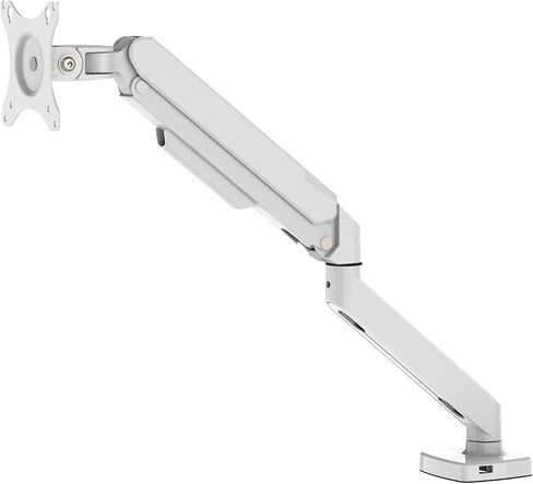 Monitor Desktop Stand Single-arm air Pressure Lift Base Computer Display Stand(White) in Saudi Arabia