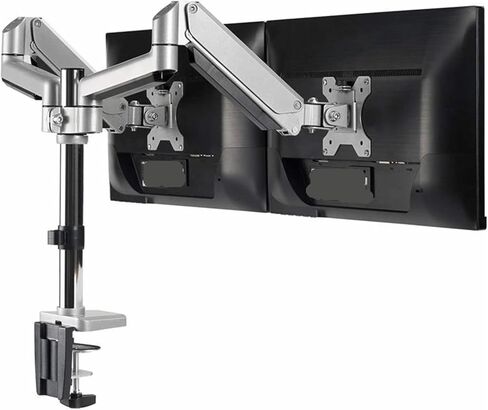 Computer Monitor Desktop Stand air Pressure Lifting Base Rotating Telescopic Computer Display Universal Stand(Black) in Saudi Arabia