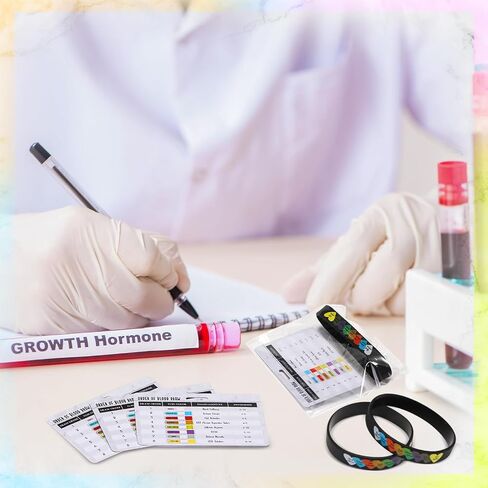 20 مجموعات من فئة phlebotomy ترتيب بطاقات شارة السحب وأساور السيليكون طقم Phlebotomy Practic in Kuwait