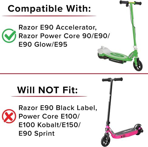 AlveyTech 12 Volt Battery Pack for Razor Power Core E90/90/E95/E90 Glow & E90 Accelerator Scooters (7 Ah, with Harness) - Replacement Single Premium Rechargeable AGM Battery with Wiring Harness in Saudi Arabia