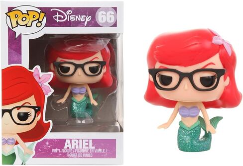 ديزني فونكو بوب! Little Mermaid الحصري Nerd Ariel Vinyl Figure Rare ~ Series 66 in Saudi Arabia