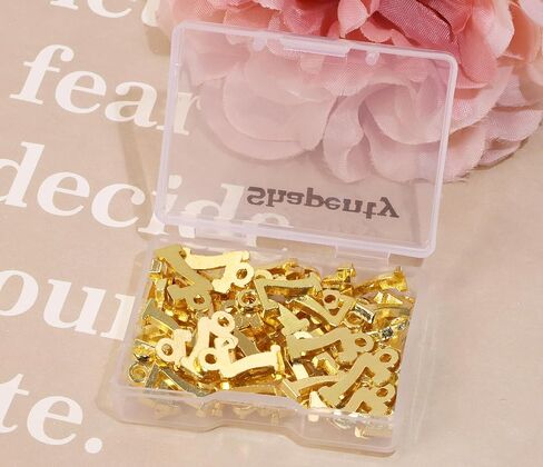 Shapenty Number 7 Charms Alloy Metal Number Charm Pendants for DIY Craft Keychain Brooch Bracelet Wristbands Necklace Earring Jewelry Making Finding, 50PCS in Saudi Arabia